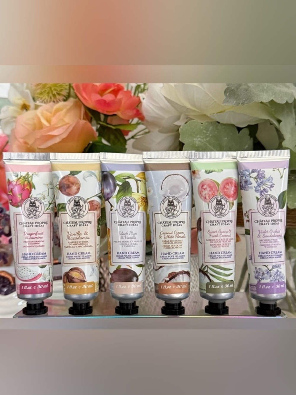 🆕🪷 CHÂTEAU PROPRE LIMITED EDITION 6-PIECE HAND CREAM COLLECTION. BRAND NEW!